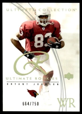 2003 Upper Deck Ultimate Collection Bryant Johnson Rookie 664/750 Arizona - Image 1 of 2