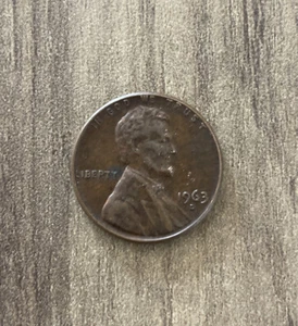 1963-D 1C RD Lincoln Cent ddo - Bild 1 von 2