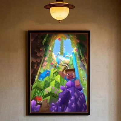 Minecraft Poster Druck | HD-Wandkunst | Minecraft Bild - Image 1 of 4