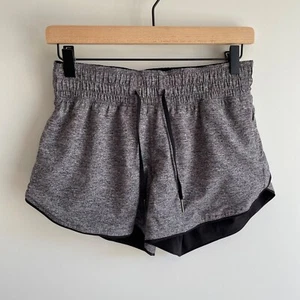 Lululemon Choose A Side Shorts 3'' Reversible Heather Gray Black Sz 4 Athleisure - Bild 1 von 7