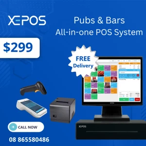 All in One POS System for Pubs & Bars - Touchscreen Terminal, Cash Register - Picture 1 of 1