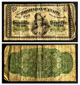 Dominion of Canada 1870 Plain 25 Cents VG DC-1a - Picture 1 of 3