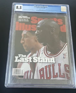 Sports Illustrated Newsstand CGC 8..5 Michael Jordan The Last Stand June 1998 - Picture 1 of 2