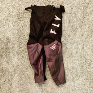 Fly | Motorcross Pants | Pink / Grey / Black | Size Girls 22 - Picture 1 of 2