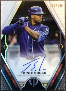 2021 Topps Tribute Jorge Soler Autographs Kansas City Royals Auto SP /150 - Picture 1 of 3