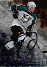 Ted Drury Signed Autographed 98/99 Be A Player card Anaheim Mighty Ducks