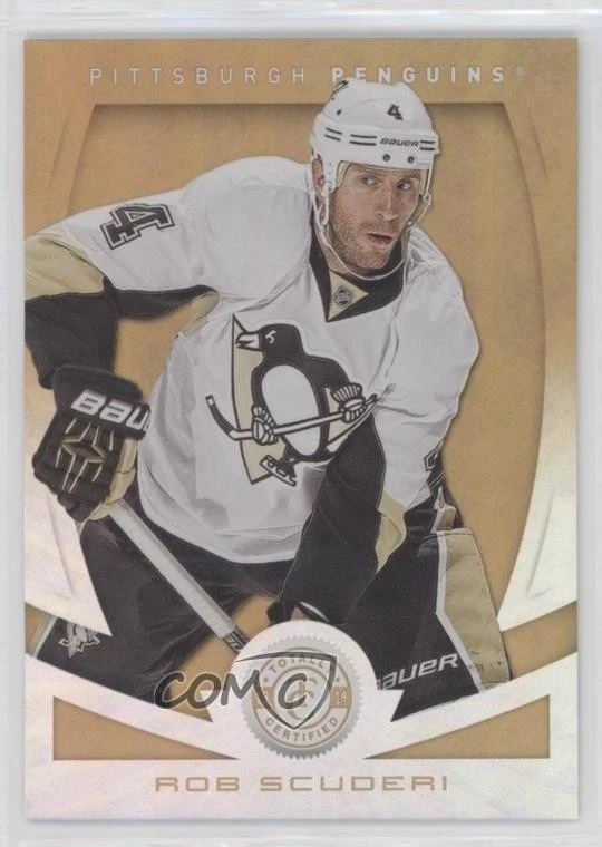 2013-14 Totally Certified Mirror Platinum Gold /5 Rob Scuderi #77 - Image 1 of 2