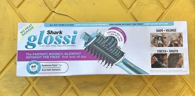 SHARK GLOSSI 2-LN-1 HOT TOOL AND AIR GLOSSER HT302TL JUNIPER - Image 1 of 4