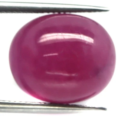 21.87 CT. Heated Pink Ruby Madagascar Oval Cabochon 14 x 16 MM. - Image 1 of 4