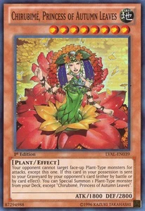 Chirubime, Princess of Autumn Leaves Super Rare Legacy of the Valiant YuGiOh C - Picture 1 of 1