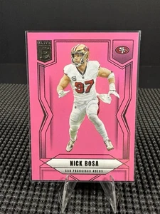 2025 Panini Donruss Elite - Nick Bosa #93 Pink San Francisco 49ers - Bild 1 von 2
