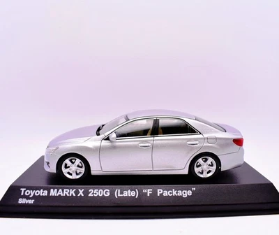 Modellino Auto Scala 1:43 Toyota mark X 250G grey Kyosho modellismo statico - Immagine 1 di 4