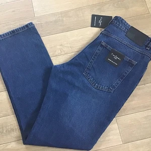Pierre Cardin Paris Blue Denim Jeans W34 R x L31 - 100% Baumwolle Regular Fit Neu mit Etikett - Bild 1 von 20