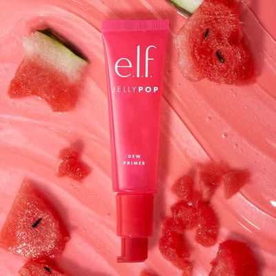 e.l.f. Cosmetics Jelly Pop Dew Face Primer Gel Watermelon Scent 1.01 oz New - Image 1 of 4