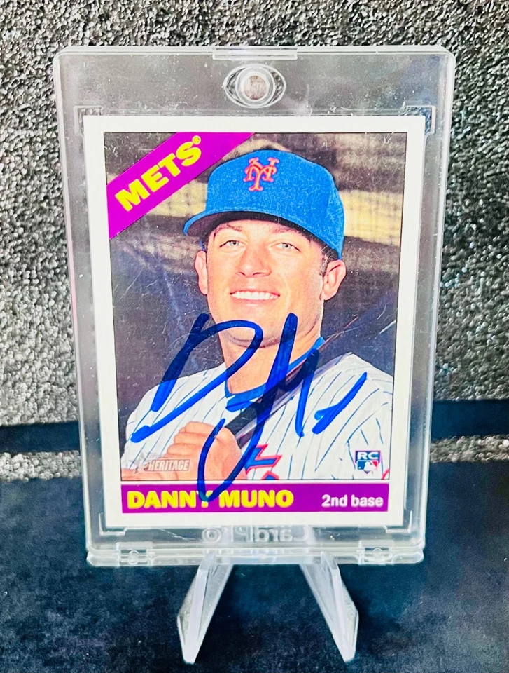 DANNY MUNO 2015 Topps Baseball #557 RC New York Mets Auto - Image 1 of 1