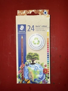 Staedtler 185ND24A602 Colored Pencils - Asstd Lead and Barrel Colors (24/PK) New - Foto 1 di 2