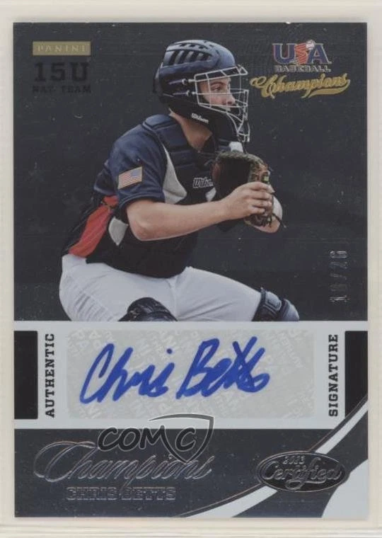 2013 Panini USA Baseball Champions /26 Chris Betts #47 Auto - Image 1 of 2
