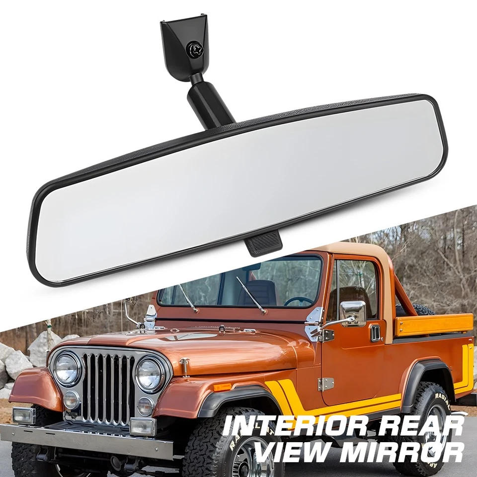 Центральное внутреннее зеркало заднего вида XJ 8993023K подходит для Jeep Wrangler TJ YJ Cherokee сделано в США - Изображение 1 из 4