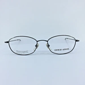 New Vintage Giorgio Armani 1006 Eyeglasses GA 1006 C. 1144 Pewter 51-18mm Italy - Picture 1 of 14