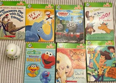 Lot of  7 Leap Frog Tag Junior Books Pal Reader Series 1 Tested New batteries - Image 1 of 4