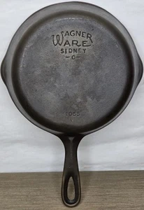 Wagner Cast Iron Skillet #5 1055B Restored Vintage - Picture 1 of 5