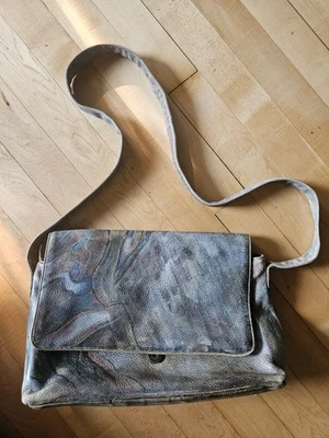 Jane Yoo Mujer Cartera Usable Arte Bolso de Hombro Bandolera Boho Pintado a Mano   Foto 1 de 4