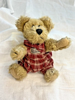 VINTAGE RETIRED SAMUEL 1985 BOYDS 6" FULLY JOINTED TEDDY BEAR GREAT HOLIDAY GIFT - Image 1 of 4