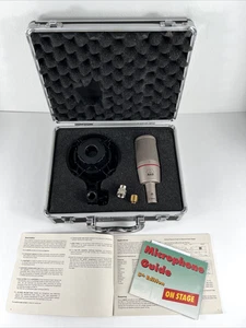AKG C 2000 B Condenser Microphone With Shock Mount Road Case AS IS Untested READ - Picture 1 of 21