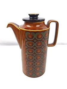 Hornsea Brontë Cafetera Vintage Años 70 Retro Cerámica Tetera Jarra Inglaterra - Imagen 1 de 9