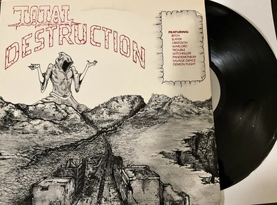 Total Destruction LP 1984 Metal Blade MBR 1022 VG+/VG+ [Heavy Metal Compilation] - Image 1 of 4