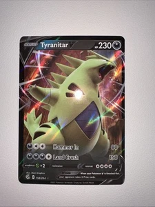 Tyranitar V 158/264 Swsh08: Fusion Strike Holo - Picture 1 of 3