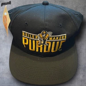 Youngan Vtg Purdue Boilermakers Hat- Snap Back NEW NWT - Picture 1 of 9