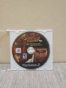 Sony PlayStation 2 PS2 Nur Disc GETESTET Street Fighter Anniversary Collection - Bild 1 von 2