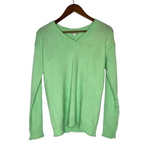 Suéter Camisa Gap Verde Nylon Lana Cuello en V Talla Pequeña Para Mujer’s NUEVO - Imagen 1 de 12