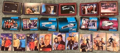 Наборы карт Star Trek 1991 1992 Impel 1994 Skybox вставки оригинальные следующее поколение - Изображение 1 из 3