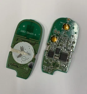 HONDA 2 BUTTON REMOTE ALARM / LOCKING FOB PCB CIRCUIT BOARD G8D-344H-A GENUINE - Picture 1 of 4