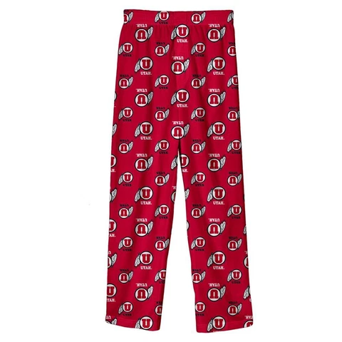 Youth University of Utah Utes Pajama Pant Boys Sleep Bottoms Cover