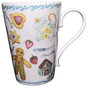 Hudson Middleton Cup Fine Bone China Tea Mug Tasty Pastry Made in England - Picture 1 of 12