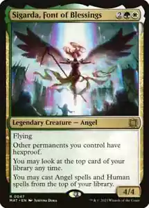 ** Sigarda, Font of Blessings ** Commander Deck ** MTG - Picture 1 of 24
