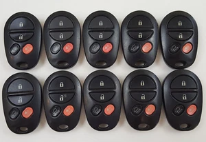 ORIGINAL LOT OF 10 TOYOTA HIGHLANDER 08-13 KEY LESS REMOTE OEM FOB HATCH BULK US - Picture 1 of 12