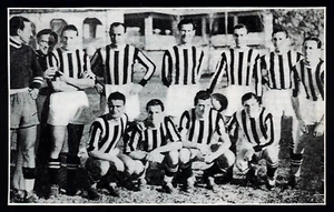Formazione Squadra Juventus forse da ritaglio rigida cm 14 x 8.5 ▓ - Imagen 1 de 1
