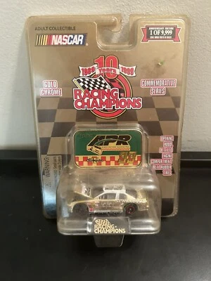 1999 Racing Champions 10 Years Gold Chrome 1/64 Ken Schrader #33 Diecast NIB - Image 1 of 4