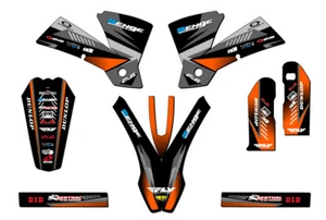 2003 EXC SURGE Black Senge Graphics Kit Compatible with KTM - Picture 1 of 10