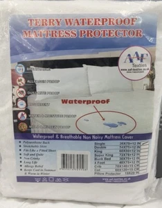 PROTEGGI MATERASSO IMPERMEABILE MISURA SINGOLA SPUGNA SPUGNA 12” GONNA M001 - Foto 1 di 1