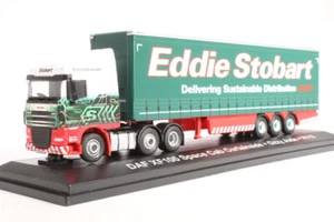 Atlas Editions Eddie Stobart Ozzy Jude DAF XF105 Space Cab Curtainside H113 1:76 - Picture 1 of 9