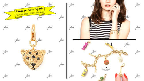 BRACCIALE CHARM KATE SPADE GHEPARDO QUANTO AFFASCINANTE MIAGOLIO SELVATICO DOLCI TESORI