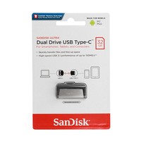 SanDisk Ultra 32GB Dual USB Typ C 3.1 Speicherstick für Samsung Galaxy A8 Plus