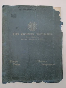 KERR MACHINERY CORPORATION COLLECTION OF CATALOGS 1932 - Imagen 1 de 6