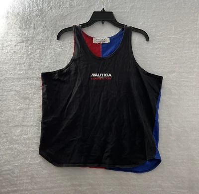 Nautica Competition Tank Top Mens Medium Triathlon Multicolor Sleeveless. - Image 1 of 4