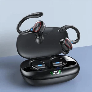 Wireless Bluetooth Earphones Sports Earbuds Waterproof Headset for Laptop Phones - Picture 1 of 12